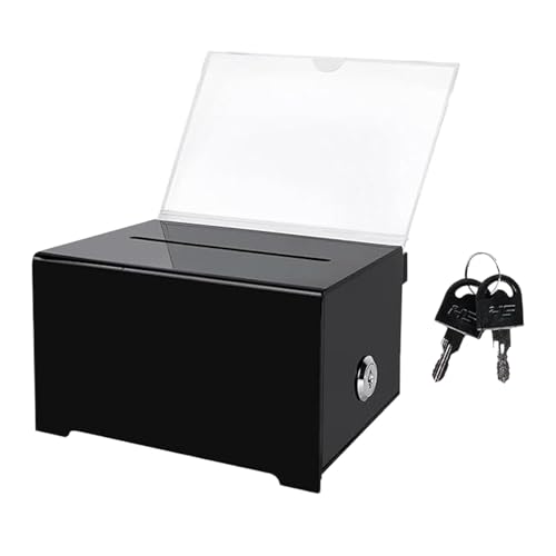 Boîte acétate transparente 16x12x10cm pour rangement et bureau