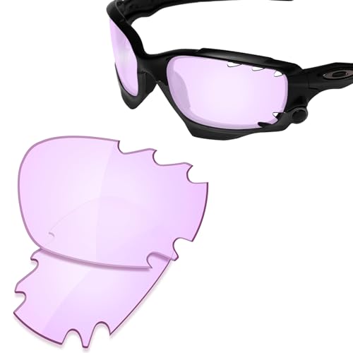 Image of SAUCER Premium Replacement Lenses & Rubber Kits for Oakley Jawbone Vented Racing Jacket (Low Bridge Fit) | UV400 Protection