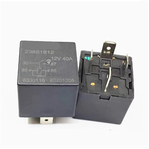 Relais 4 broches SGMW pour remplacer un commutateur de phare ou ventilateur défectueux 12V 40A