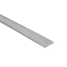 Aluminum Flat Bar, 1/8" x 1-1/2", 6061 General-Purpose Plate, 8 Inch Length, T6511 Mill Stock, Extruded, 0.125" Thick