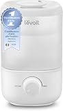 Levoit Umidificatore Ambiente Bambini, Durata 25H, 23dB, Top Fill, Bianco