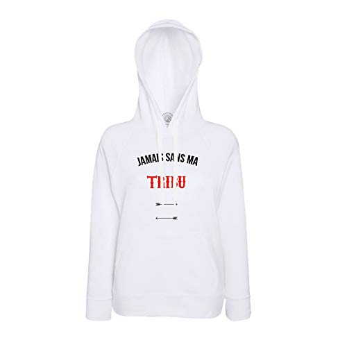 Sweat à capuche Jamais sans Ma Tribu sweat-shirt flèche arc pull amis famille