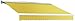 Awntech 20-Feet Destin LX with Hood Manual Retractable Acrylic Awning, 120-Inch Projection, Light Yellow/White