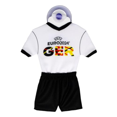 UEFA Euro 2024 Mini Kit/Mini Jersey 17 x 14 cm with Suction Cup Official Merchandise