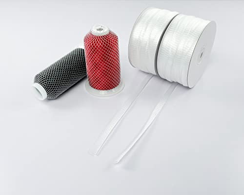 Red para hilo de 1 cm ancho, 40 yardas miniatura 2