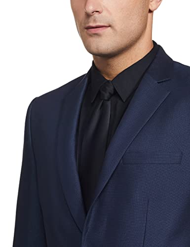 Image of Raymond Rayon Men's Full Sleeve Contemporary FIT Dark Blue Formal Suit