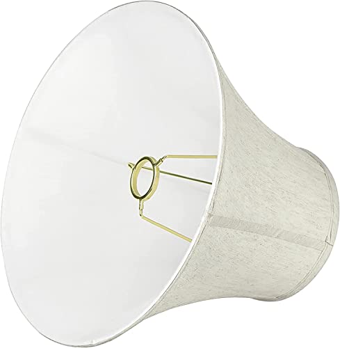 Image of Aspen Creative 58052A Bell Uno Lamp Shade in Flaxen, 7 inch Top x 14 inch Bottom x 11 inch Slant Height, Slip UNO 36mm