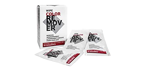 ROSAIMPEX | Toallitas Limpiadoras de Manchas de Tinte para el Pelo | Remueve Manchas de Tinte Permanente y Semipermanente | Color Clean | Toallitas Quitamanchas | 20 unidades, Pack de 20x5 ml
