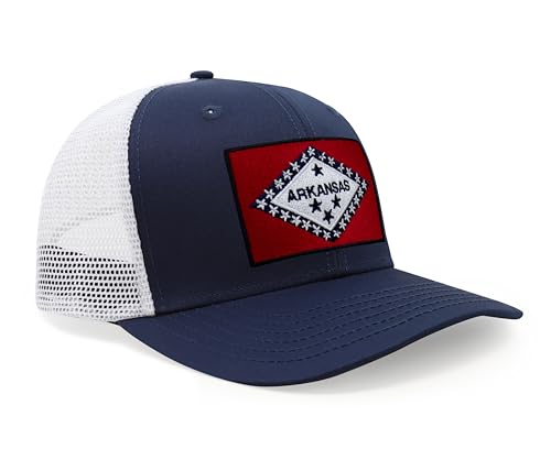 Image of International Tie State Hat for Men and Women, Adjustable Snapback Trucker Baseball Cap with Embroidered Patch