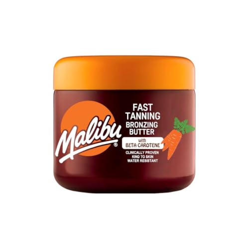 Malibu Sun Fast Tanning Gel, 10.1 Fl Oz, Deep Tan Accelerator with Carrot, Beta Carotene and Vitamin...