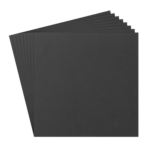 Papier mousse 10x10 pouces noir pour projets artisanaux de fête