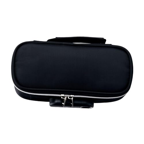 MERIGLARE Estojo para Lápis com Trava, Bolsa para Caneta com Zíper, Bolsa Organizadora de Viagem, Leve E Portátil