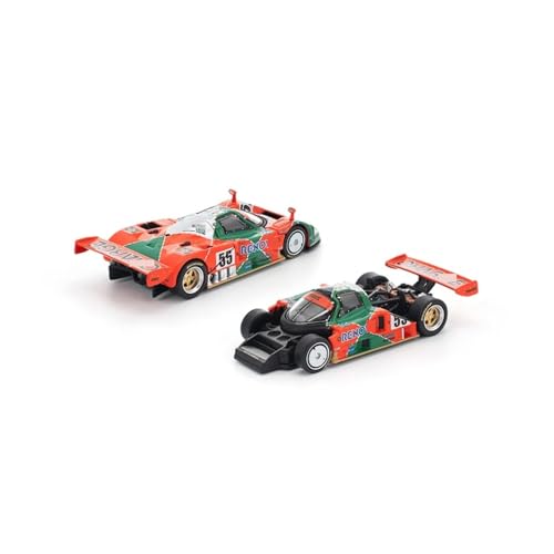 Modelo de carro HTLNUZD 1:64 escala S53-01 787B-91 miniatura 7
