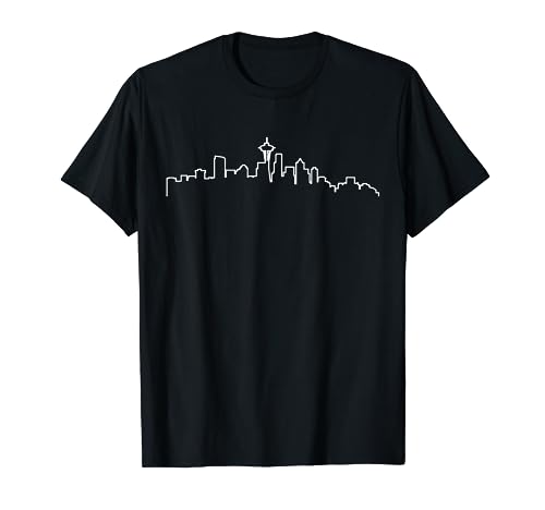 Heartbeat Trip durch die Skyline der Innenstadt von Seattle als Souvenir T-Shirt