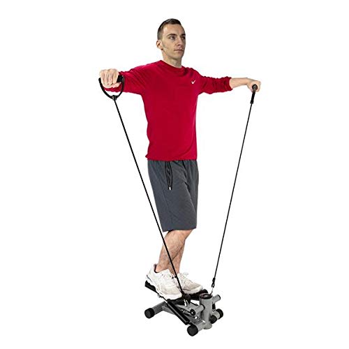 BRLUCKY Home Use S025 Aerobic Fitness Step Air Stair Climber Stepper Exercise Machine New Equipment Silver AA