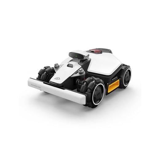 MAMMOTION LUBA Mini AWD 800 Robot Tondeuse sans Fil Périphérique, NetRTK+Vision, Aucune Antenne RTK Requise, Recommandé 800m², Max. 1000m², Pentes à 80%, avec Module 4G