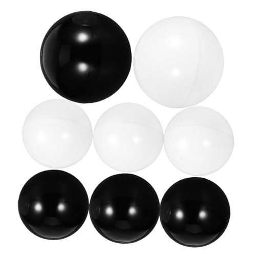 Unomor Mini Gumball Machine Capsules 8 Pack Round Plastic Capsules Toy Capsules for Boys and Girls