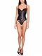 Intimax Damen Corset + Tanga Bustier, Schwarz (Negro), XX-Large (Herstellergröße: 2XL)