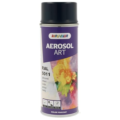 DUPLI-COLOR AEROSOL ART RAL 5011 Stahlblau glänzend 400 ml - Sprühfarbe – Ansicht 1