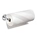 Price comparison product image iDesign 9332 Kitchen Roll Holder Wall Mounted, Practical Metal Paper Towel Holder for Kitchen Wall or Cabinet, Versatile Under Sink Storage, Silver