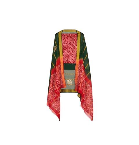 Image of Amazon Brand - Myx Women's Unstitched Batik Print Salwar Suit Dress Material With Dupatta