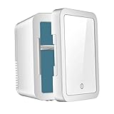 Refrigerador de belleza/refrigerador de aislamiento de 5 l: capacidad de 5 l, el tamaño interno es de 5,3 x 5,5 x 8,1 pulgadas. El estante facilita la separación de artículos pequeños como cuidado de la piel, maquillaje, y es el mejor regalo para mujeres y niñas.