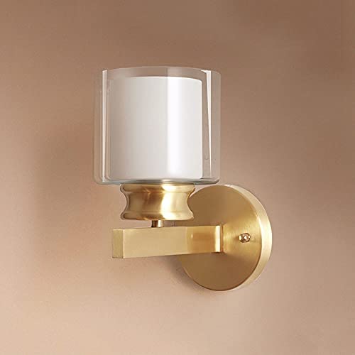 Applique murale en laiton design et verre haut de gamme