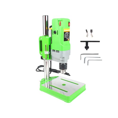 Image of RATTMMOTOR Benchtop Drilling Machine 710W 110V 0-2800RPM Mini Bench Drill Press 60mm Stroke Drill Chuck 1.5-13mm Multi-Function Drilling Milling Machine