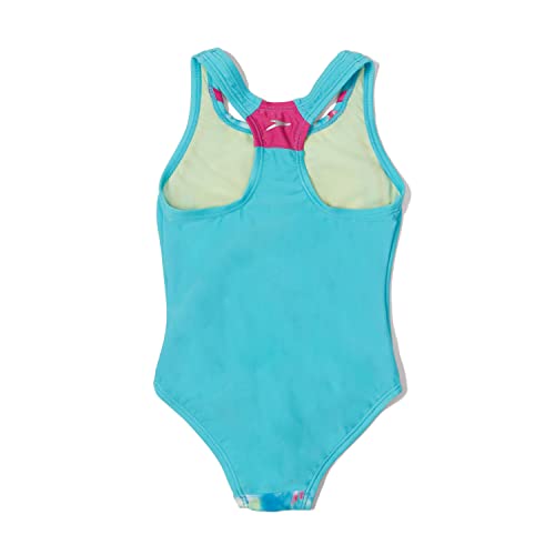 Image of Speedo Girls Printed Sport Splice