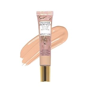 Winky Lux Peeper Perfect Under Eye Concealer, Makeup & Eye Brightener, Full Coverage Concealer for Dark Circles, Color Corrector & Eye Primer With Collagen, Hyaluronic Acid & Vitamin E (Neutral Beige)