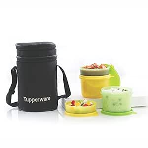 Tupperware Executive Lunch with Bag, 450 ML, Multicolour, Fabric