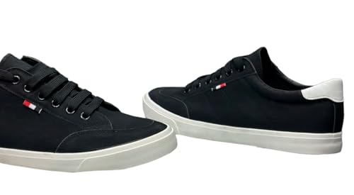 Image of Classic Canvas Sneakers, Casual Lace-Up Shoes with Green Sole, Unisex Fashion Trainers Shoes
