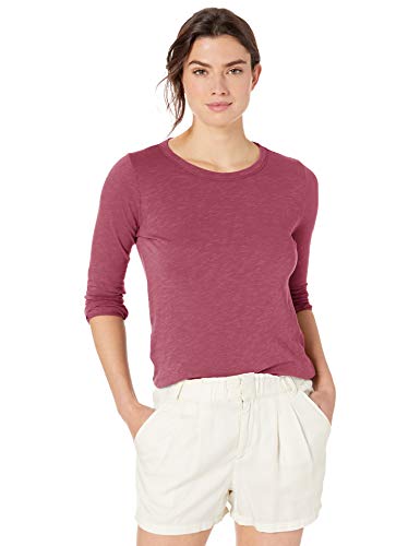 Velvet by Graham & Spencer Women's Lizzie Velvet Originals top, Raspberry, Medium