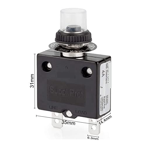 Disyuntor protector de sobrecarga 5A con capuchón protector contra humedad 2