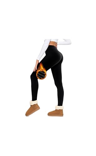 BENNIES Leggings Termici Donna Palestra Pantaloni Sportivi...