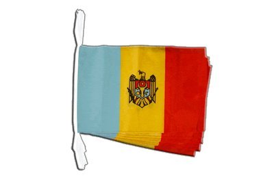 Grande guirlande République de Moldavie 8,9 m pour fête et match de sport