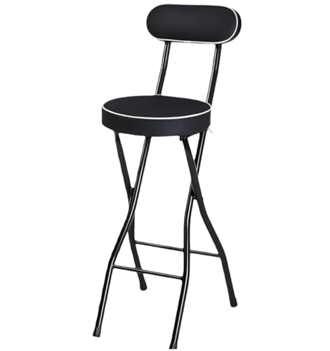 ziqiangbuxi JE^[ ܂݃`FA y t[ ʍ60/70/75cm wt _CjO ω׏d150kg gsv (65cm,ubN) [sAi]