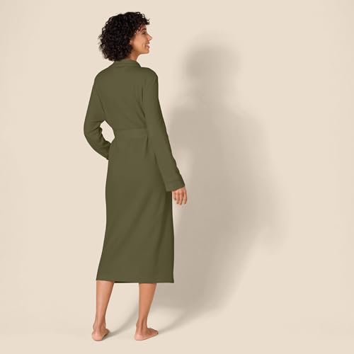 Image of Amazon Essentials Women's Lightweight Waffle Full-Length Bath Robe (Available in Plus Size)