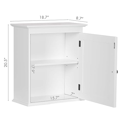 Spirich Small Bathroom Wall Cabinet, Wall Mounted Storage Cabinet thumb #2