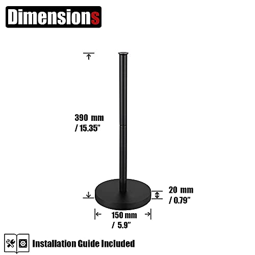 Jqk Toilet Paper Storage Stand Oil Rubbed Bronze, 304 Stainless Steel Thicken 0.8Mm Tissue Reserve Holder Dispenser For Bathroom, Orb, Tps180-Orb #TOP1