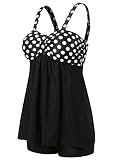 LA ORCHID, damski dwuczęściowy kostium kąpielowy, push-up, wyszczuplający brzuch, moda kąpielowa, z marszczeniami, wysoka talia, tankini, strój plażowy, szorty, 46