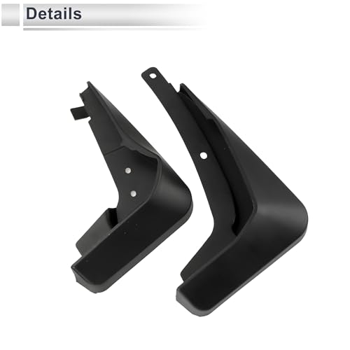Image of X AUTOHAUX 1set Front and Rear Mud Flaps Splash Guards Mud Guards for Audi A3 Hatchback Sport 2016-2019 W /Mount Accessories