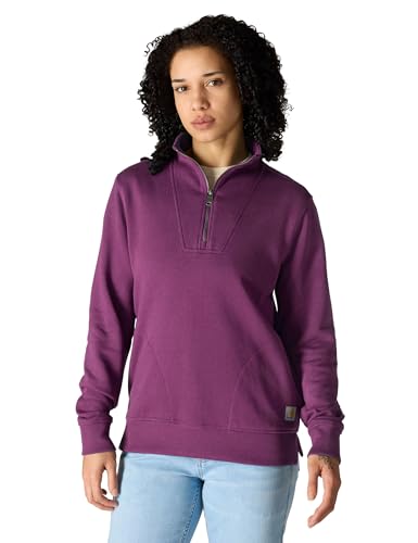 Carhartt Women's TENCEL™ Fiber Series Half-Zip Sweatshirt, Gooseberry