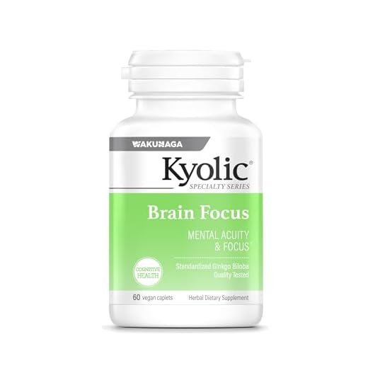 Kyolic Specialty Series, Brain Focus, Mental Acuity & Focus, 60 Caplets