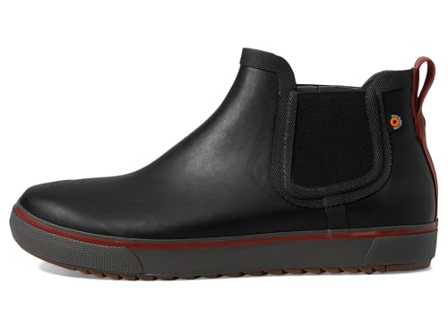 Bogs Men's Kicker Rain Chelsea II Boot, Black 1, 114