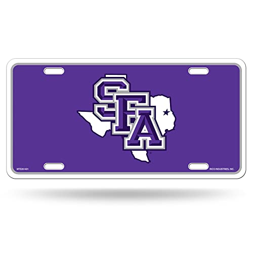 Rico Industries NCAA Stephen F. Austin Metal License Plate
