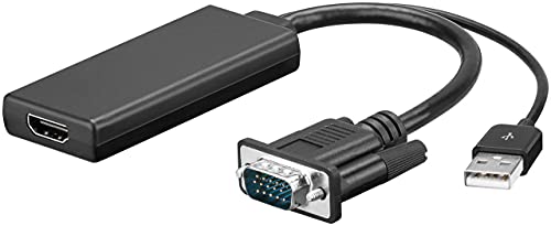 Convertisseur VGA vers HDMI adaptateur écran moniteur projecteur TV