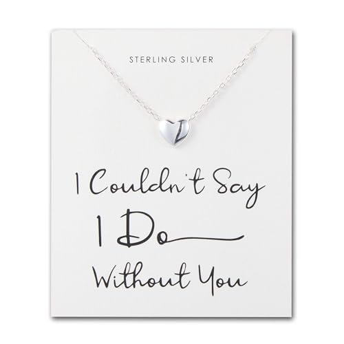Collier de mariée cœur Philip Jones un message d'amour éternel pour vos proches