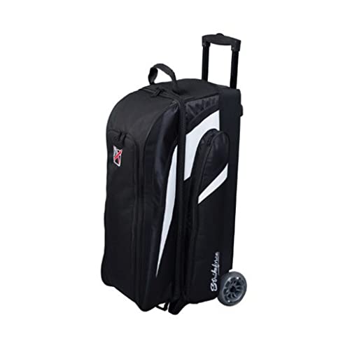KR Cruiser Triple Roller Bowling Bag- Black ()