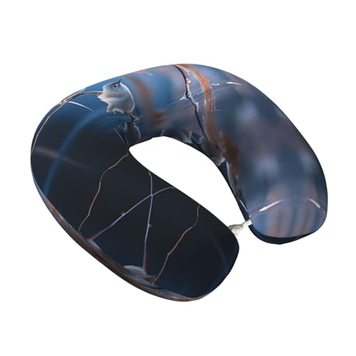 Almohada de cuello U espuma viscoelástica 25 cm x 30 cm miniatura 2